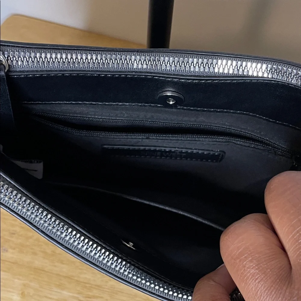 Nine West Black and Gray Shoulder Bag